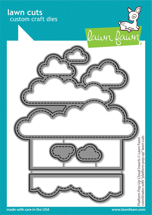 Lawn Fawn - Platform Pop-Up Cloud Inserts