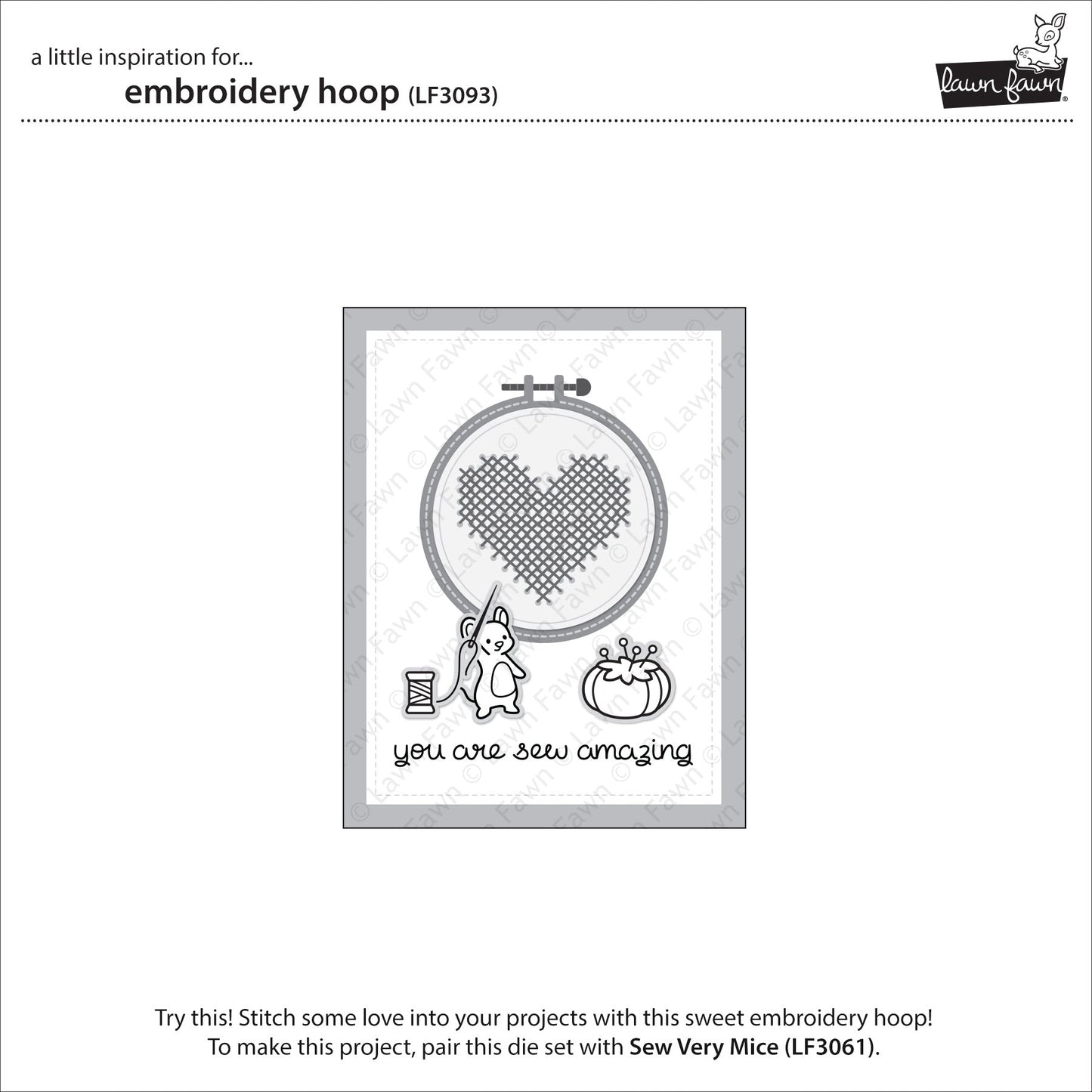 Lawn Fawn - Embroidery Hoop