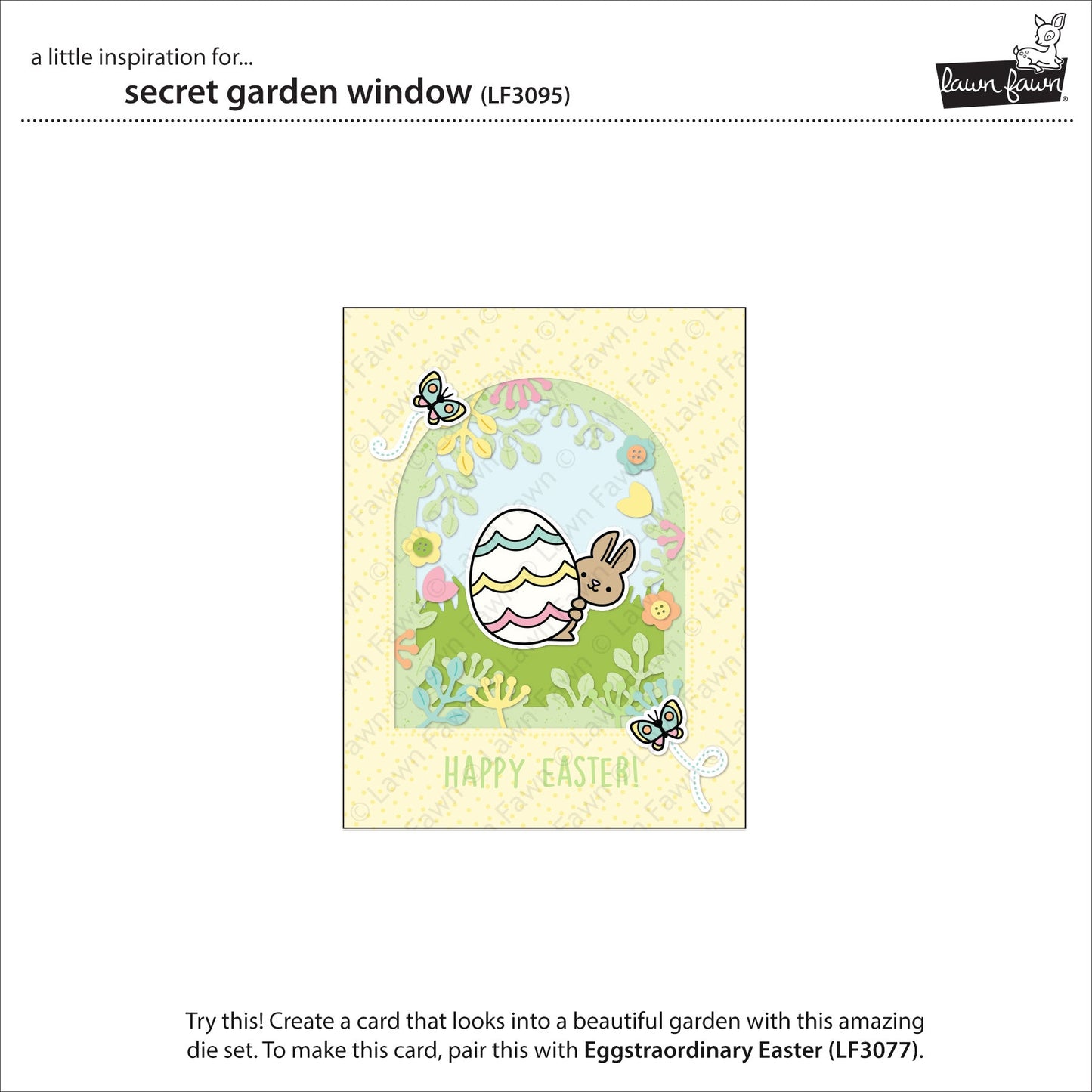 Lawn Fawn - Secret Garden Window