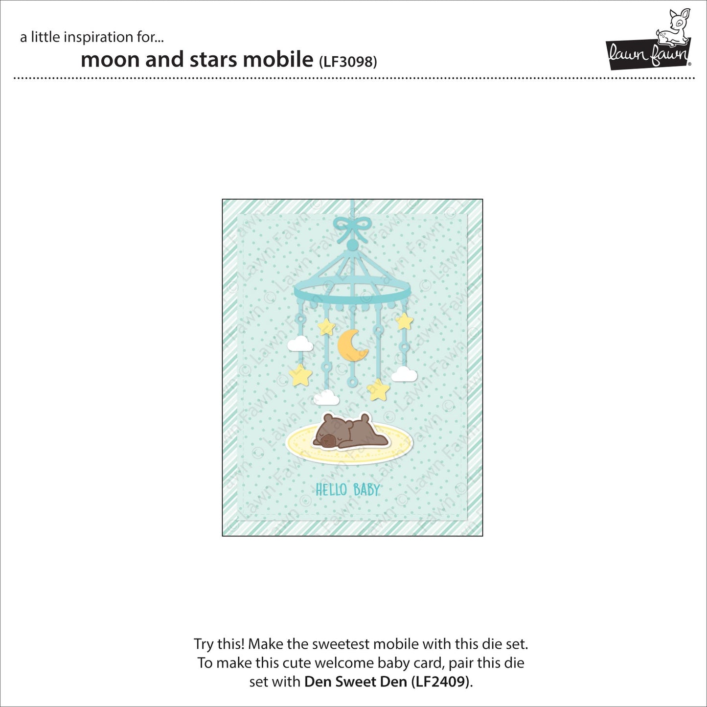 Lawn Fawn - Moon And Stars Mobile