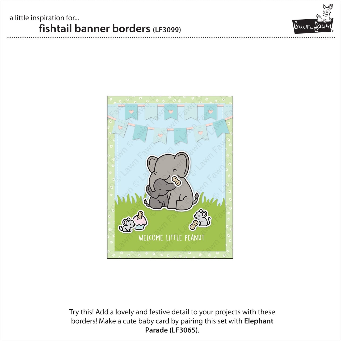 Lawn Fawn - Fishtail Banner Borders