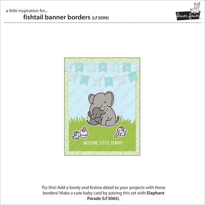 Lawn Fawn - Fishtail Banner Borders