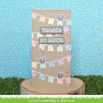 Lawn Fawn - Fishtail Banner Borders