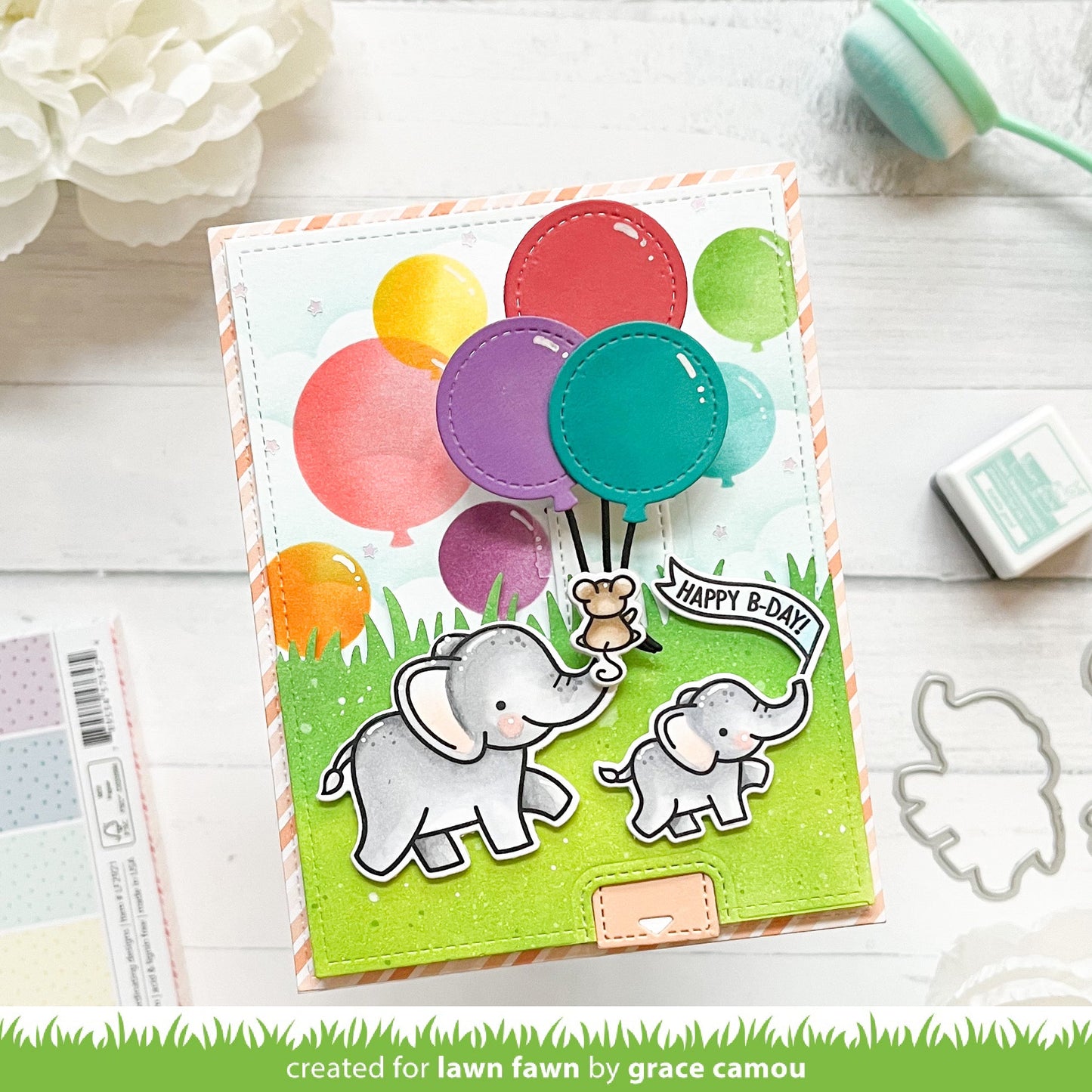 Lawn Fawn - Balloons Stencil