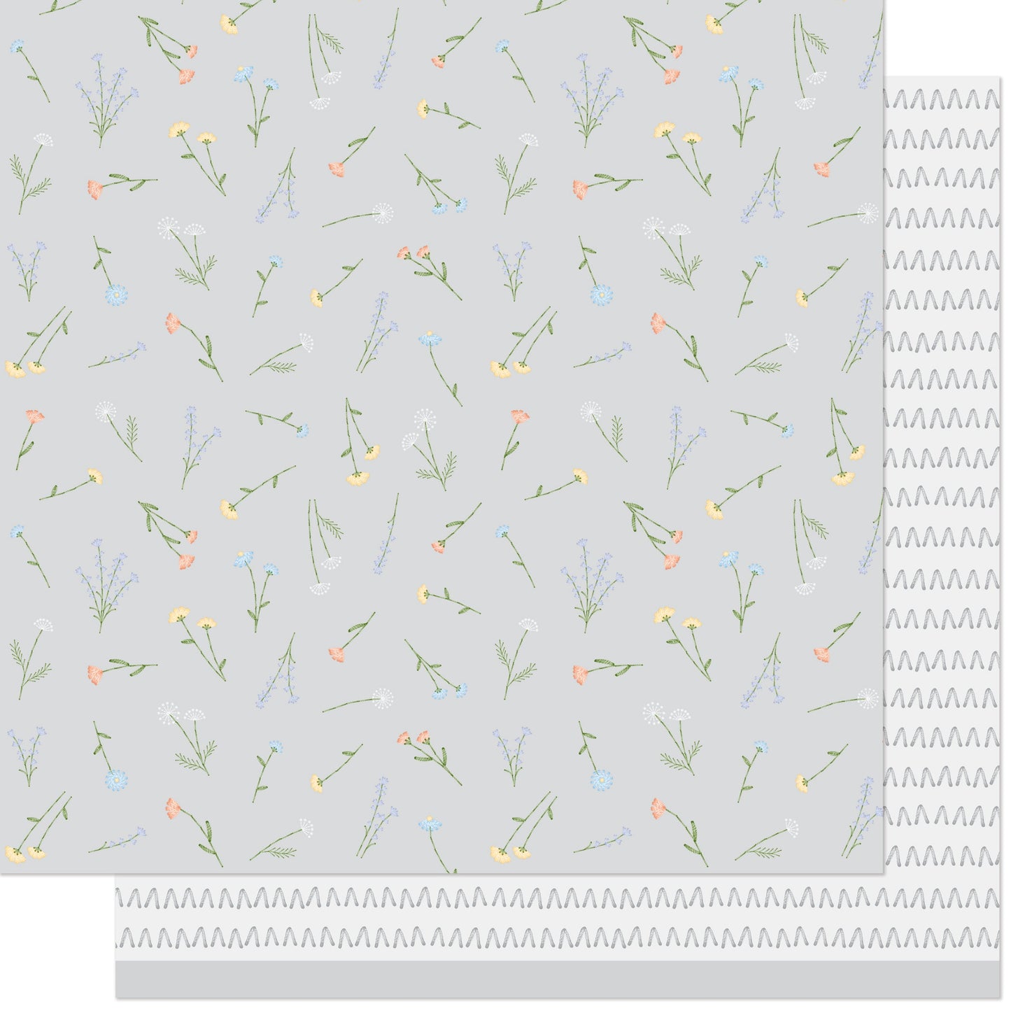 Lawn Fawn - Whats' Sewing On? - Backstitch 12x12"