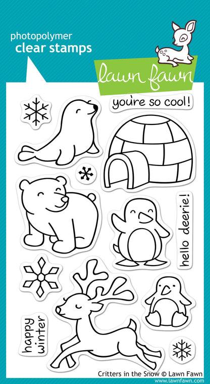 Lawn Fawn - Critters In The Snow