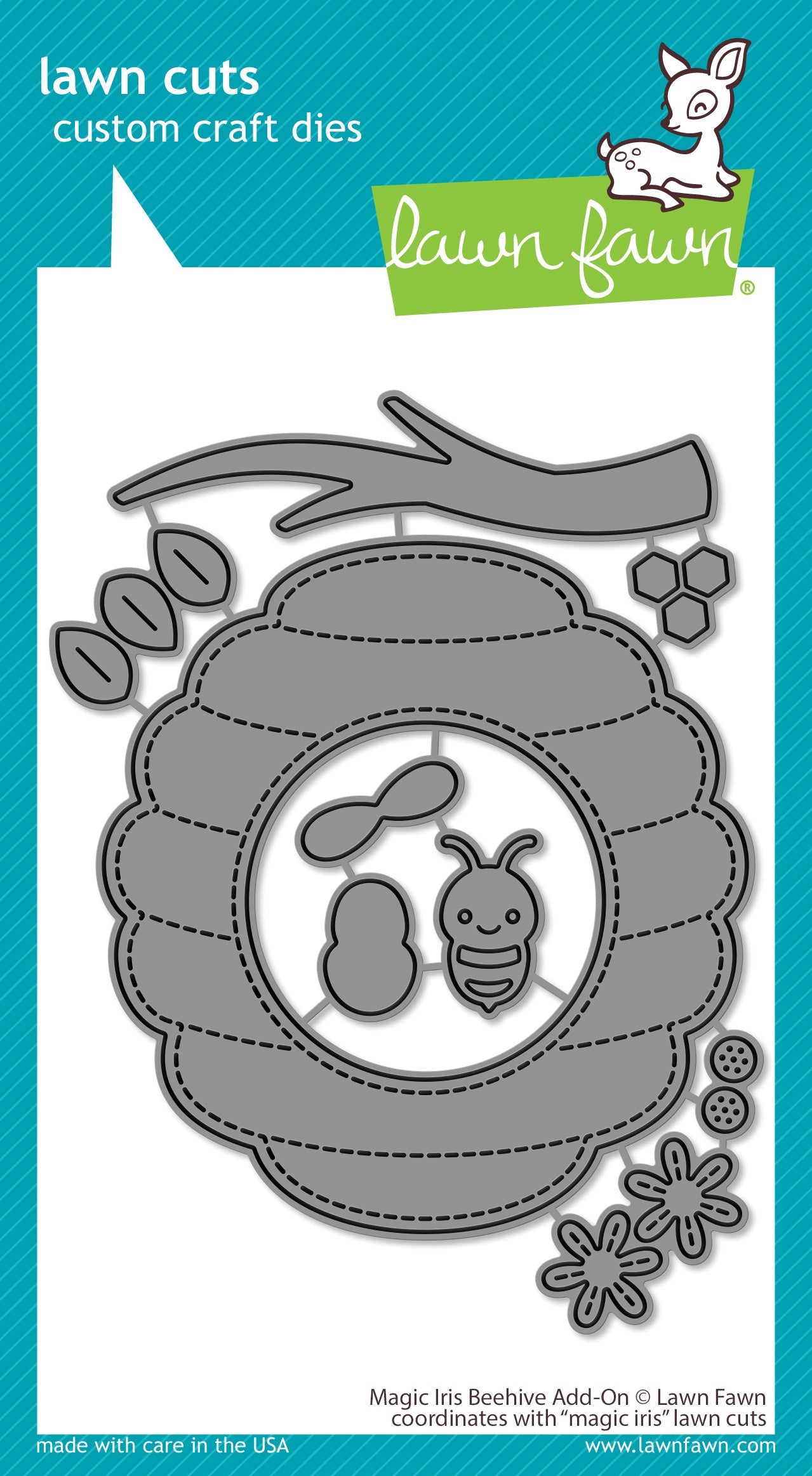 Lawn Fawn - Magic Iris Beehive Add-On