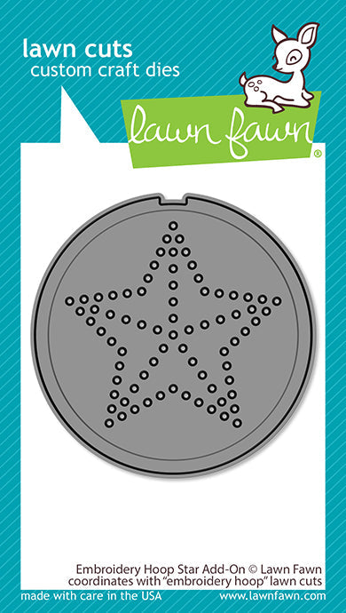 Lawn Fawn - Embroidery Hoop Star Add-On