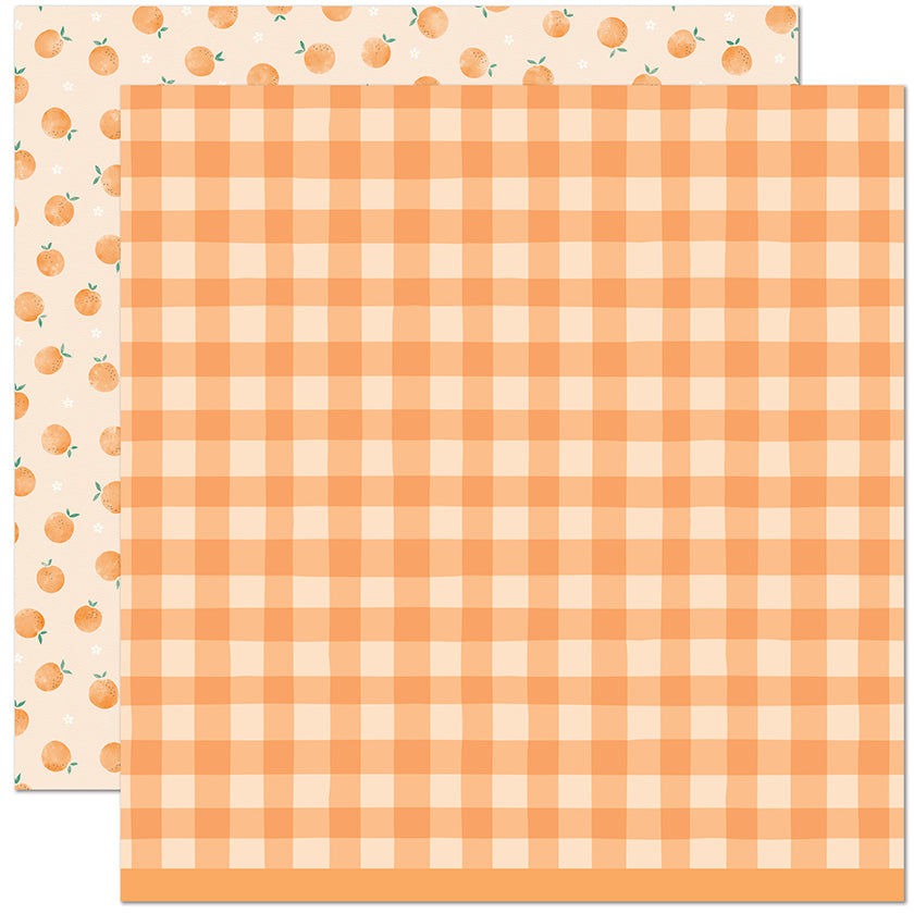 Lawn Fawn - Fruit Salad - Orange You Glad 12x12"