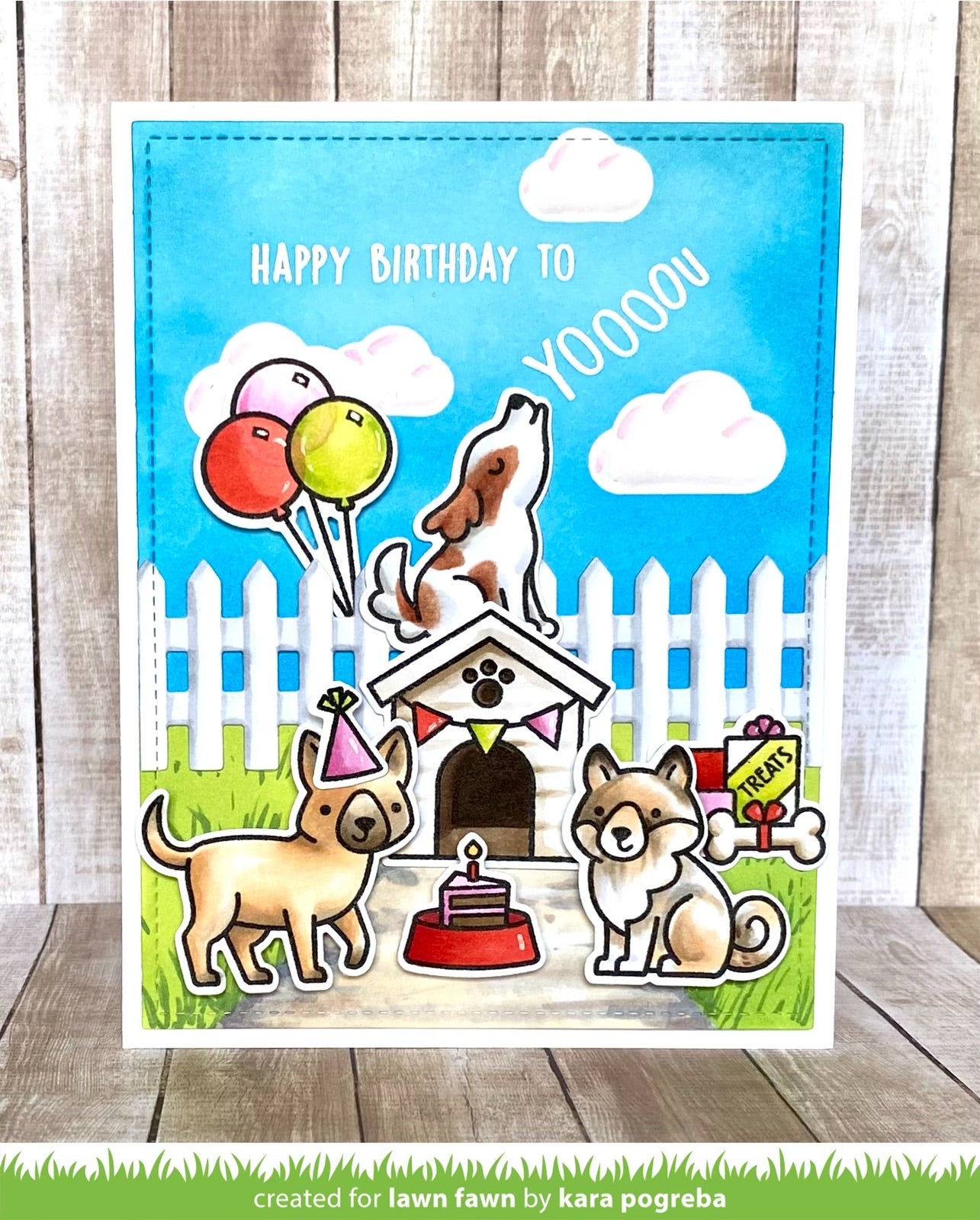 Lawn Fawn - Yappy Birthday