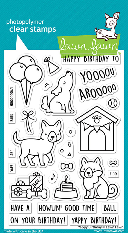 Lawn Fawn - Yappy Birthday