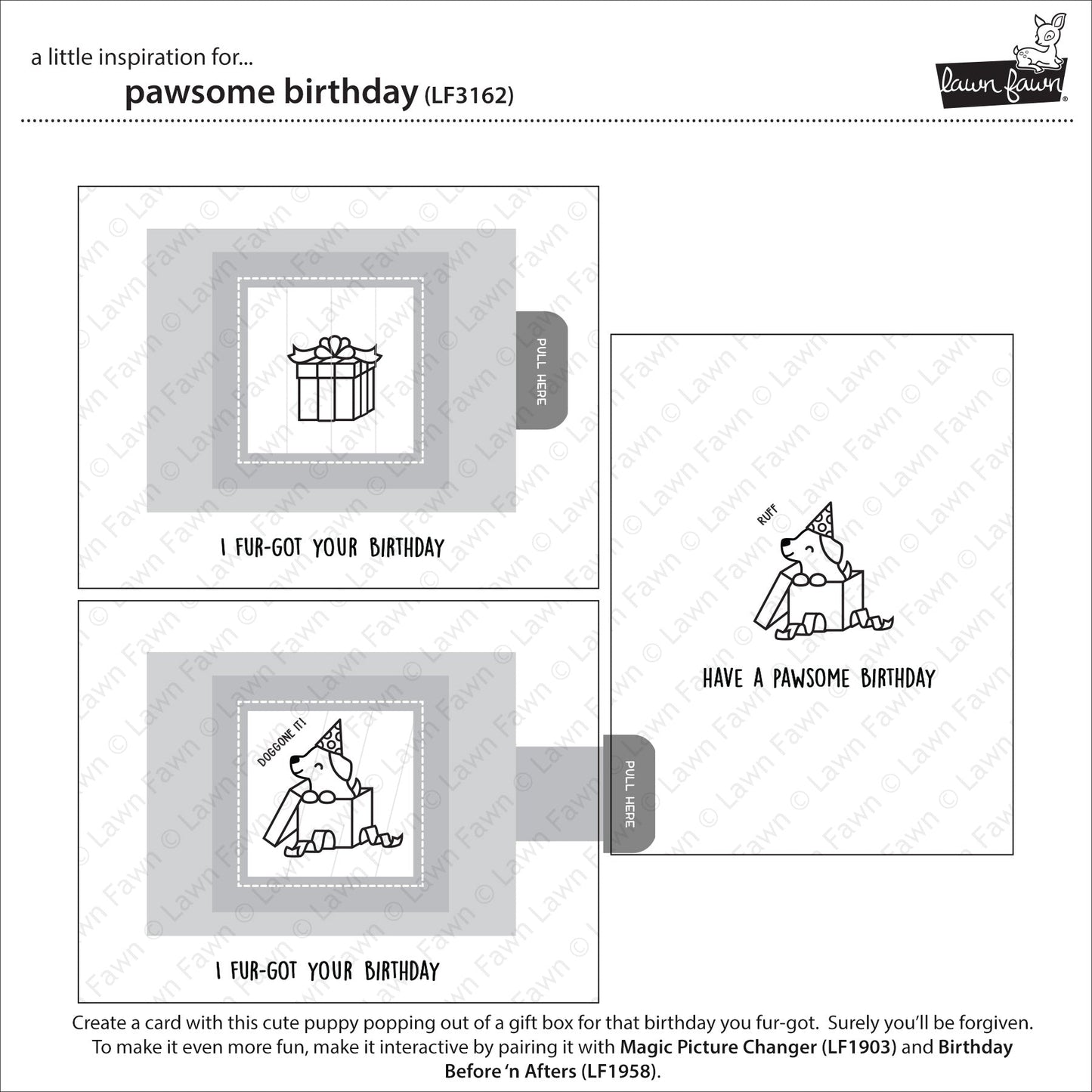 Lawn Fawn - Pawsome Birthday