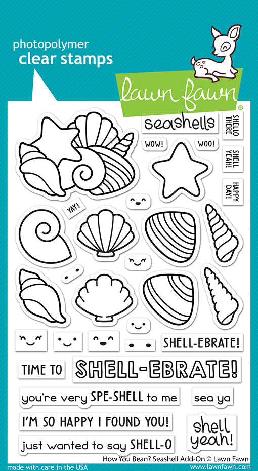 Lawn Fawn - How You Bean? Seashell Add-On