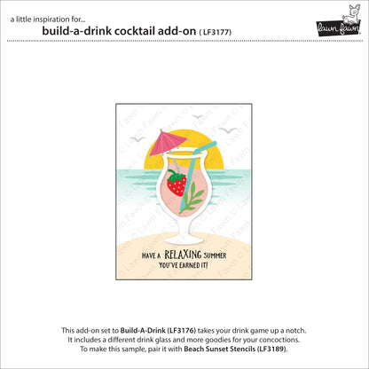 Lawn Fawn - Build-A-Drink Cocktail Add-On