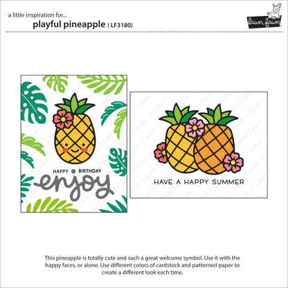 Lawn Fawn - Playful Pineapple