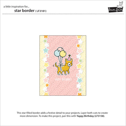 Lawn Fawn - Star Border