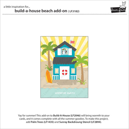 Lawn Fawn - Build-A-House Beach Add-On