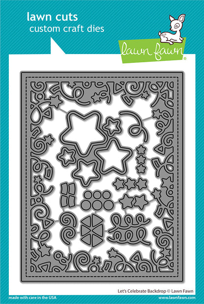 Lawn Fawn - Let's Celebrate Backdrop
