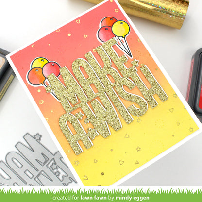 Lawn Fawn - Confetti Background Hot Foil Plate