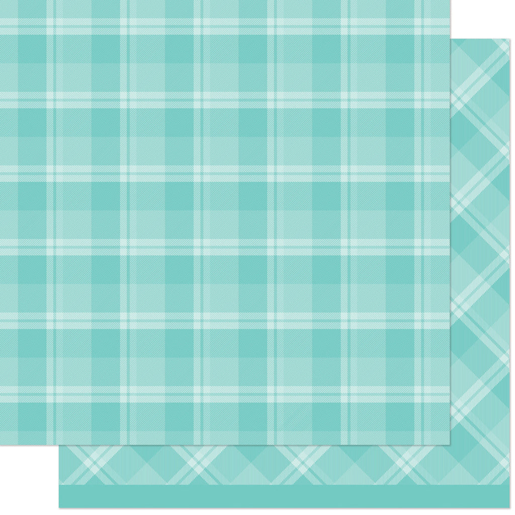 Lawn Fawn - Favorite Flannel - Hot Toddy 12x12"