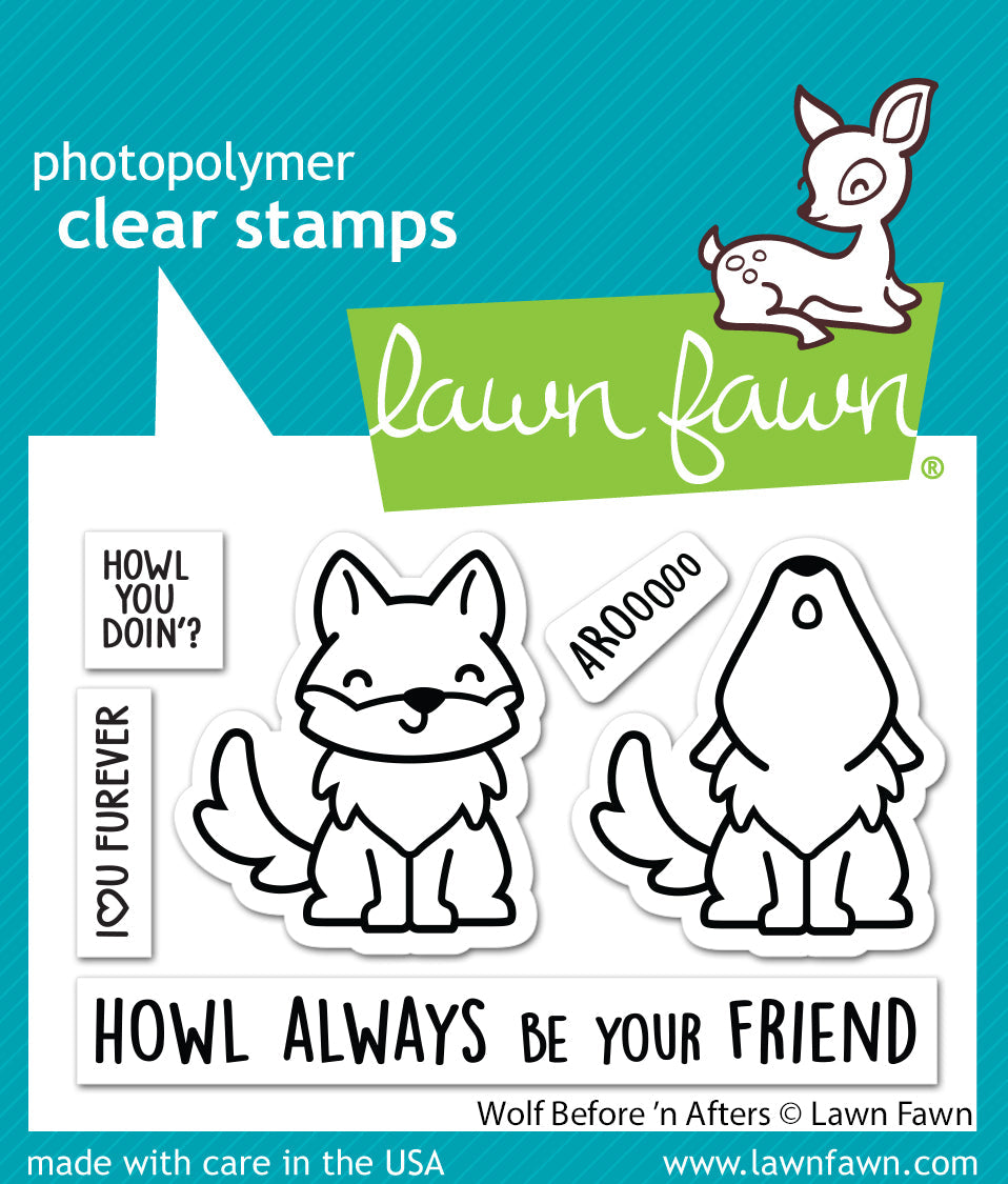 Lawn Fawn - Wolf Before 'N Afters