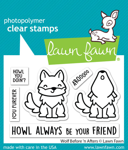 Lawn Fawn - Wolf Before 'N Afters
