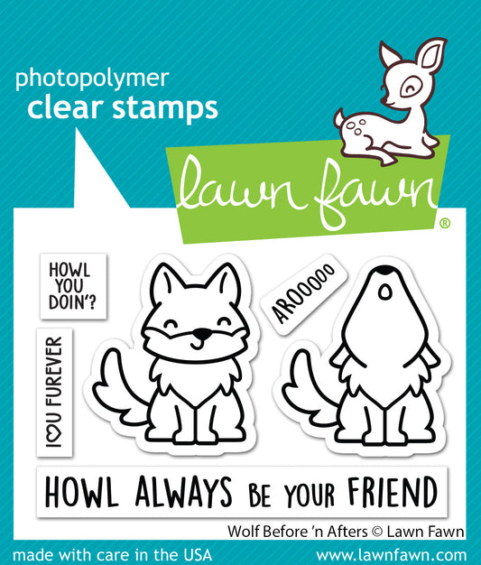 Lawn Fawn - Wolf Before 'N Afters