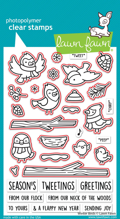 Lawn Fawn - Winter Birds Lawn Cuts