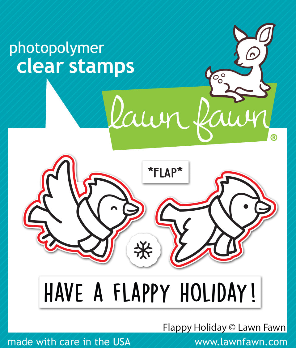 Lawn Fawn - Flappy Holiday Lawn Cuts