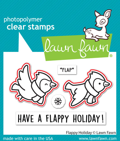 Lawn Fawn - Flappy Holiday Lawn Cuts