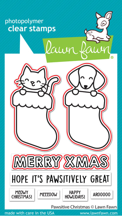 Lawn Fawn - Pawsitive Christmas Lawn Cuts