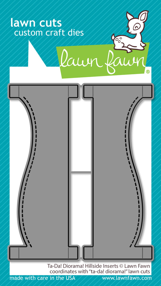 Lawn Fawn - Ta-Da! Diorama! Hillside Inserts