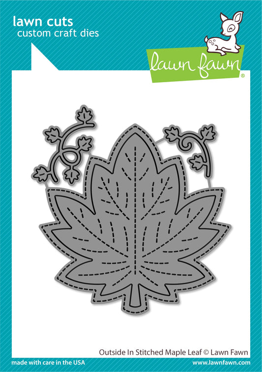 Lawn Fawn - Outside In Stitched Maple Leaf