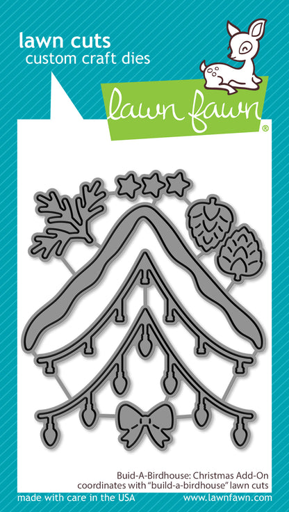 Lawn Fawn - Build-A-Birdhouse Christmas Add-On