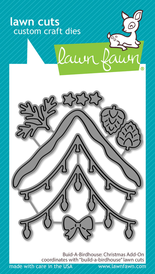 Lawn Fawn - Build-A-Birdhouse Christmas Add-On