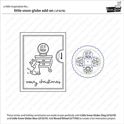 Lawn Fawn - Little Snow Globe Add-On