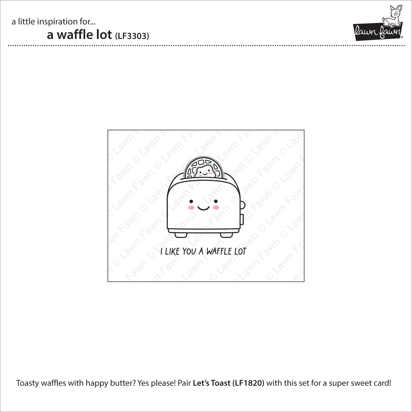 Lawn Fawn - A Waffle Lot