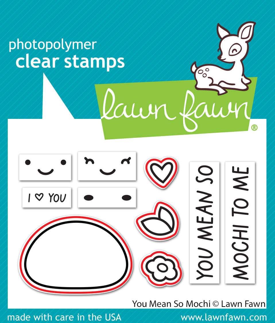 Lawn Fawn - You Mean So Mochi Lawn Cuts
