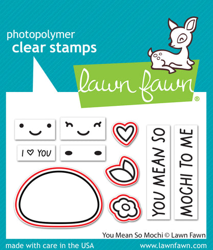 Lawn Fawn - You Mean So Mochi Lawn Cuts