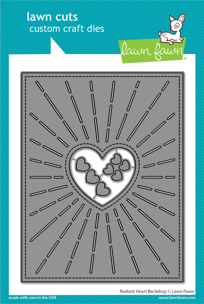 Lawn Fawn - Radiant Heart Backdrop