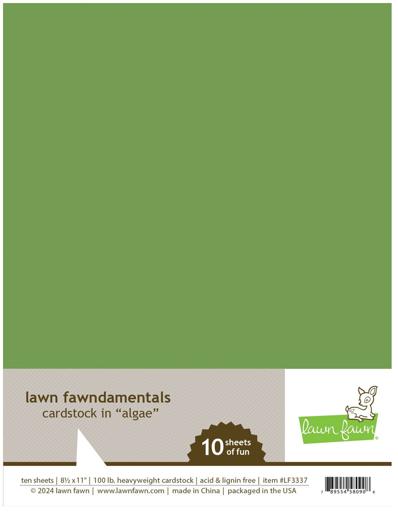 Lawn Fawn - Algae Cardstock