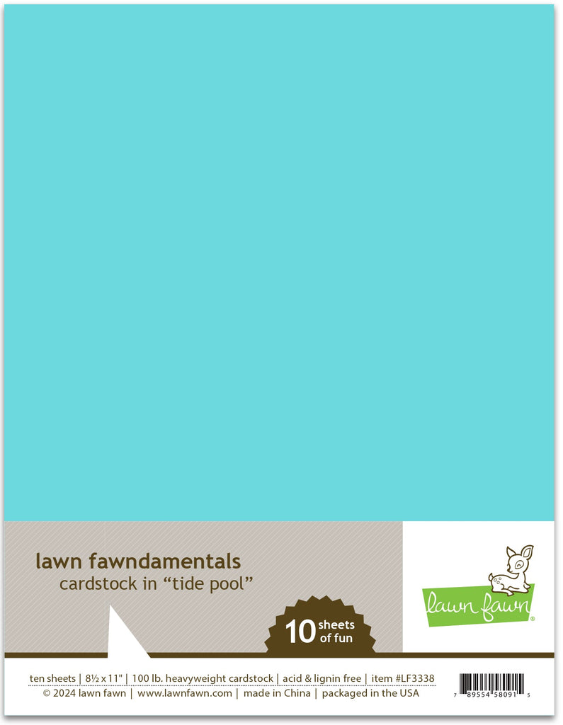 Lawn Fawn - Tide Pool Cardstock