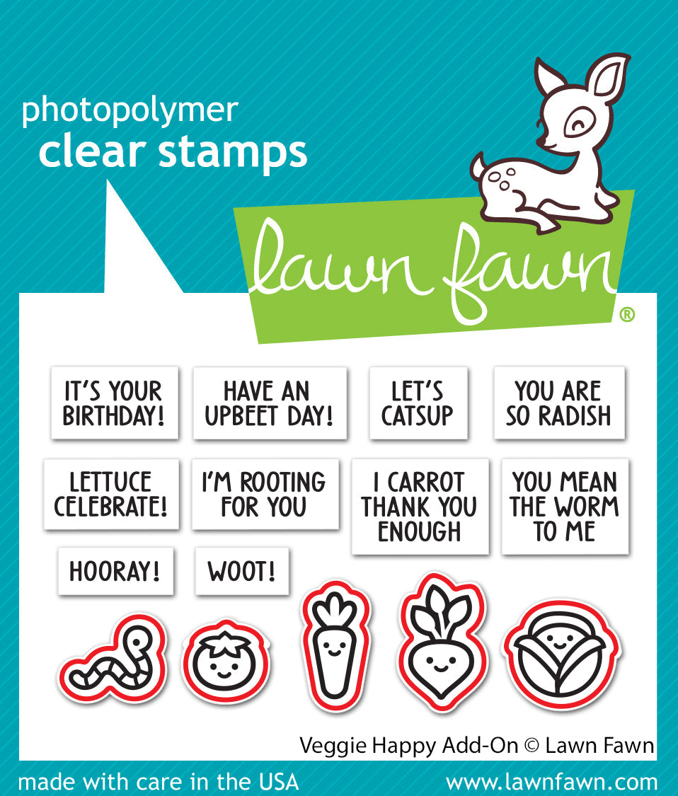 Lawn Fawn - Veggie Happy Add-On Lawn Cuts