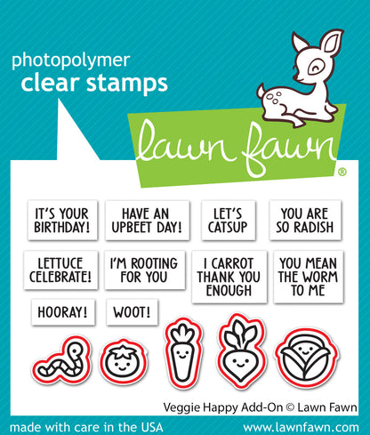 Lawn Fawn - Veggie Happy Add-On Lawn Cuts