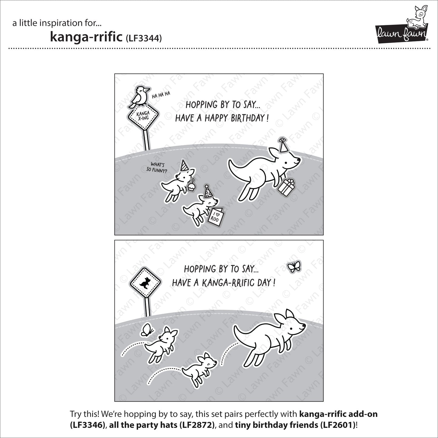 Lawn Fawn - Kanga-Rrific
