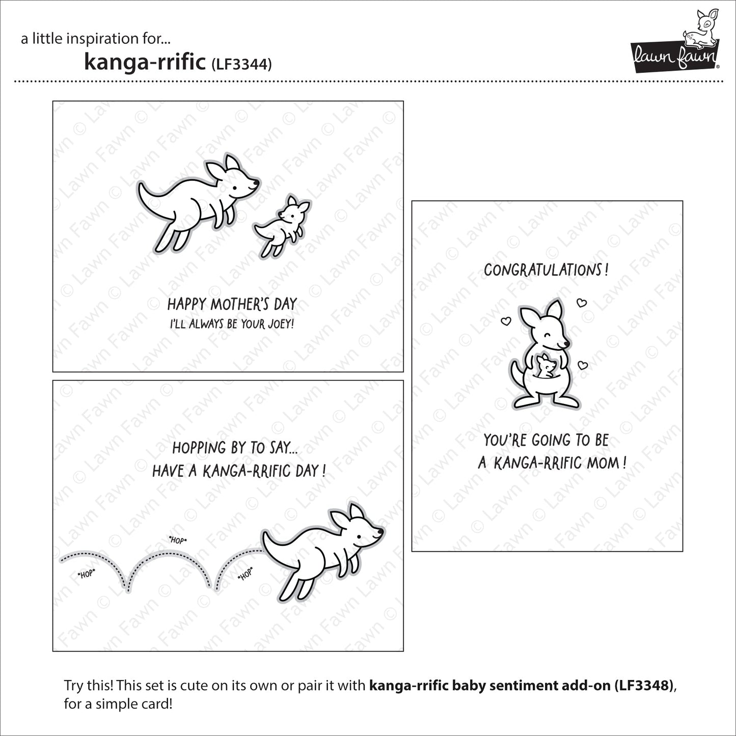 Lawn Fawn - Kanga-Rrific