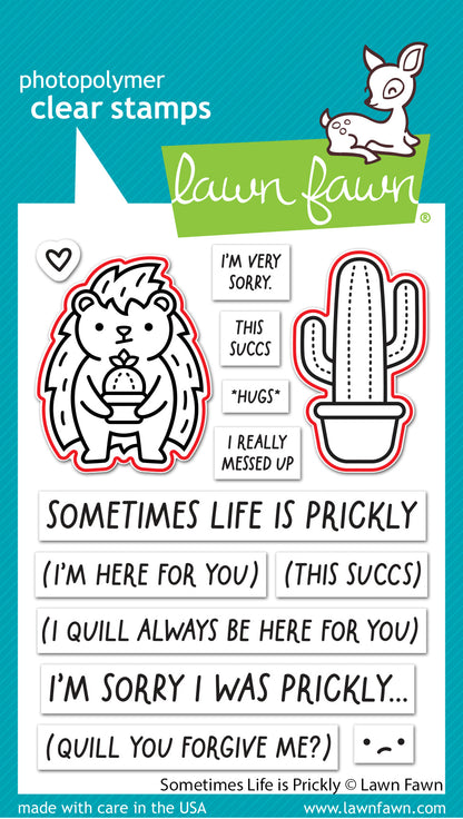 Lawn Fawn - Sometimes Life Is Prickly Lawn Cuts