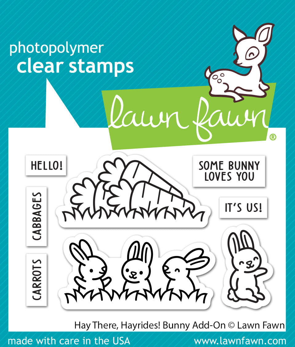 Lawn Fawn - Hay There, Hayrides! Bunny Add-On