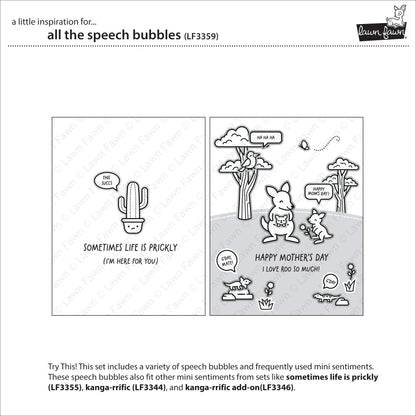 Lawn Fawn - All The Speech Bubbles