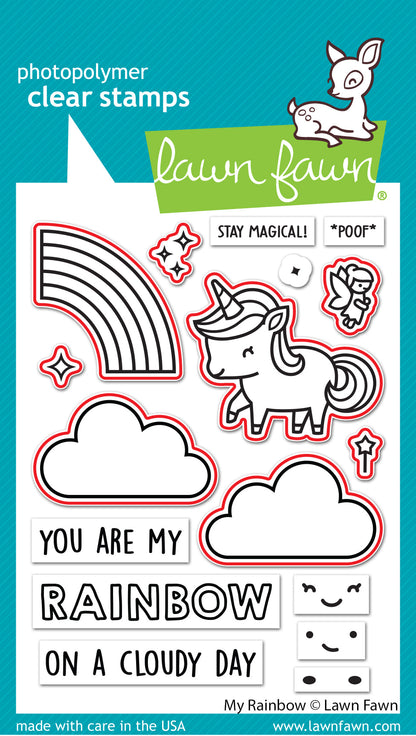 Lawn Fawn - My Rainbow Lawn Cuts